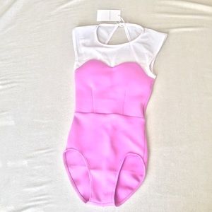 Cleo Harper Bodysuit Neoprene w/ Mesh size 2